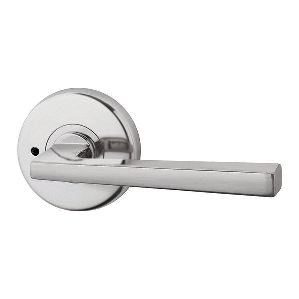 Lockwood Hakea L28 Velocity Privacy Lever Door Handle Set Large Round Rose Chrome