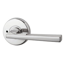 Lockwood Hakea L28 Velocity Privacy Lever Set Large Round Rose Satin Chrome Pearl - The Blue Space