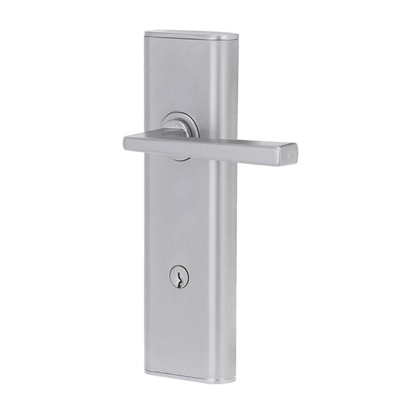 Lockwood Nexion L28 Mechanical Double Cylinder Entrance Lock Satin Chrome Pearl - The Blue Space