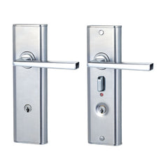 Lockwood Nexion L28 Mechanical Double Cylinder Entrance Lock Satin Chrome - The Blue Space