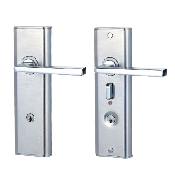 Lockwood Nexion L28 Mechanical Double Cylinder Entrance Lock Satin Chrome - The Blue Space
