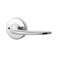 Lockwood Summit L1 Velocity Privacy Lever Set Large Round Rose Satin Chrome Pearl - The Blue Space