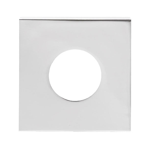 Lockwood Velocity Series Square Trim Large Rose Passage Set Chrome Plate - The Blue Space