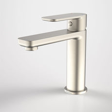 Caroma Luna Basin Mixer Tap Brushed Nickel at The Blue Space