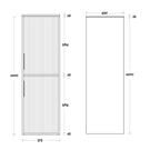 Marquis Cove Tallboy Technical Drawing - The Blue Space