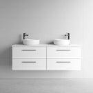Marquis Marq Wall Hung All-Drawer Vanity 1500mm Double Bowl - The Blue Space