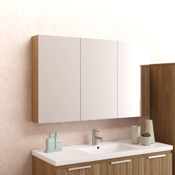 Marquis Tide 1200mm Vanity Bathroom Mirror & Shaving Cabinet 600, 750, 900, 1200, 1500 - The Blue Space
