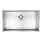 Meir Kitchen Sink Single Large Bowl 760x440 Brushed Nickel top view | The Blue Space