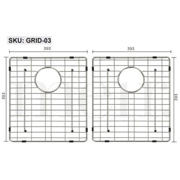 Meir Protection Grid for MKSP-D860440 -Brushed Bronze Gold