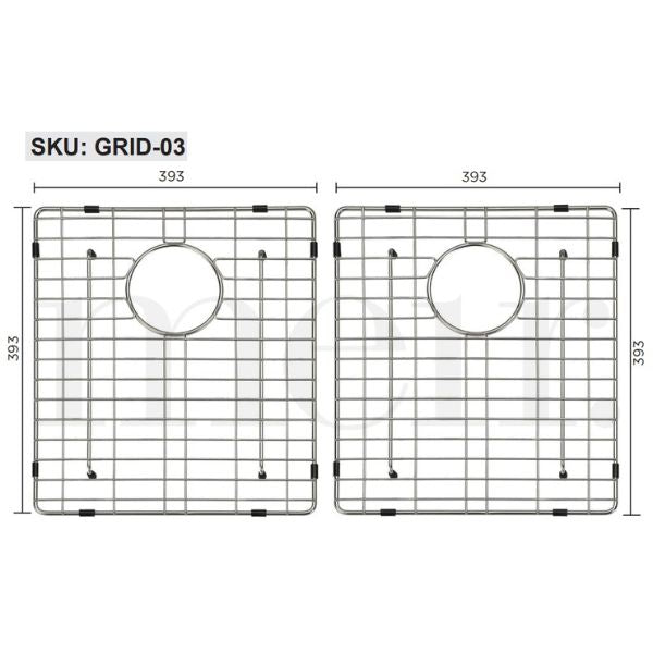 Technical Drawing: Meir Protection Grid for MKSP-D860440 (2pcs) - The Blue Space