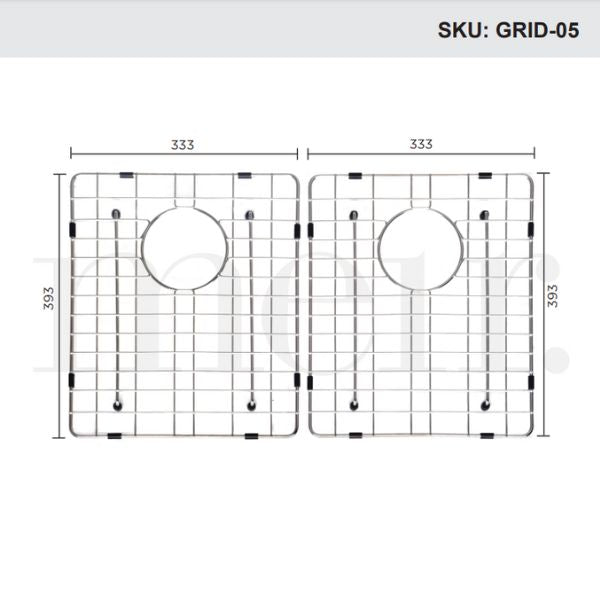 Meir Protection Grid for MKSP-D760440 -Brushed Bronze Gold