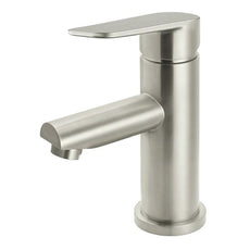 Meir Paddle Round Basin Mixer - Brushed Nickel - The Blue Space