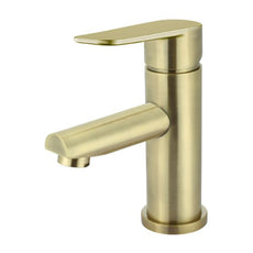 Meir Paddle Round Basin Mixer in Tiger Bronze - The Blue Space