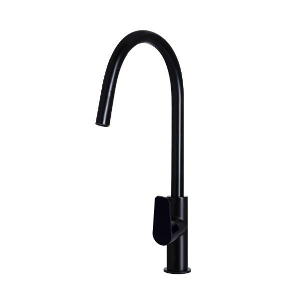 Meir Paddle Round Pull Out Kitchen Sink Mixer Tap Matte Black Online
