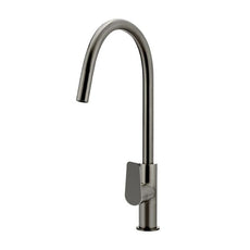 Meir Paddle Round Pull Out Kitchen Sink Mixer Tap Shadow - The Blue Space