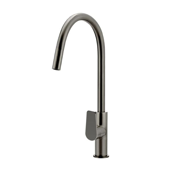 Meir Paddle Round Pull Out Kitchen Sink Mixer Tap Shadow