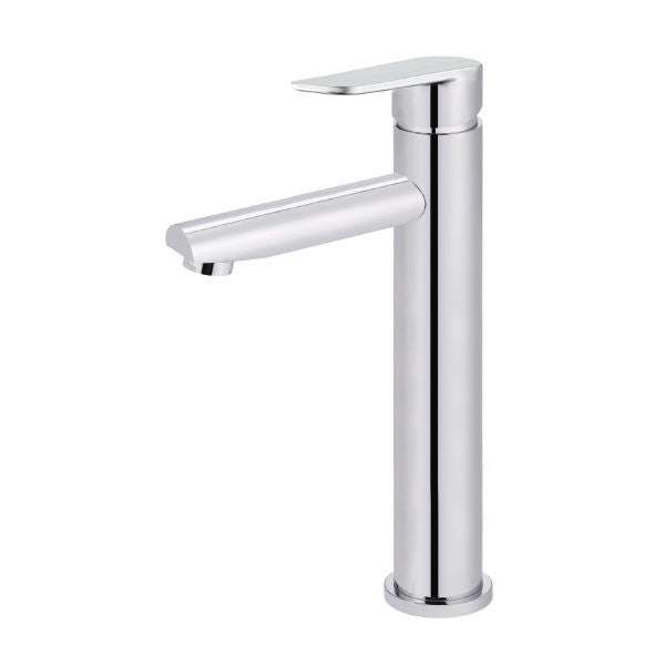 Meir Paddle Round Tall Basin Mixer - Chrome