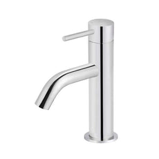 Meir Piccola Basin Mixer - Chrome in side angel view - The Blue Space