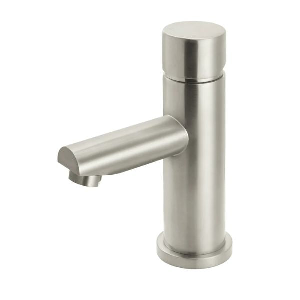 Meir Pinless Round Basin Mixer - Brushed Nickel - The Blue Space