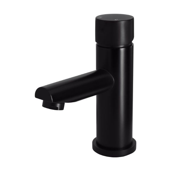 Meir Pinless Round Basin Mixer - Matte Black - The Blue Space