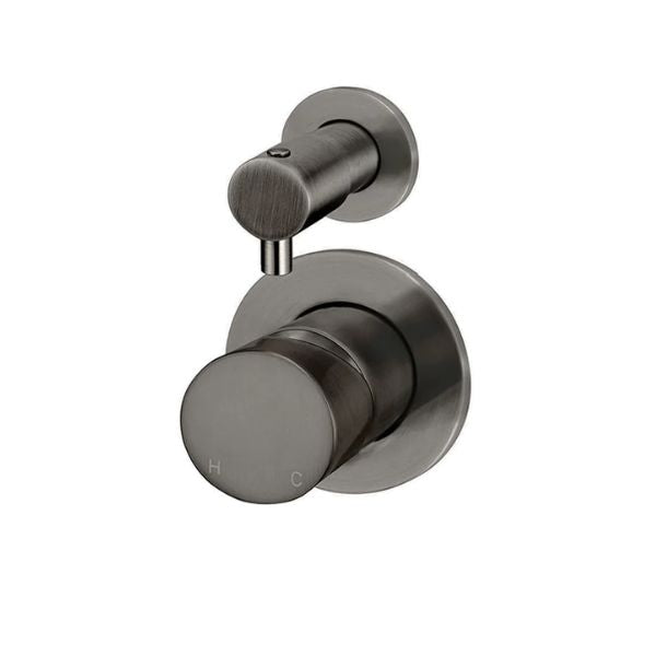 Meir Pinless Round Wall Mixer with Diverter Shadow