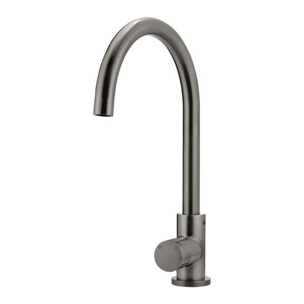 Meir Pinless Round Kitchen Sink Mixer Tap Shadow