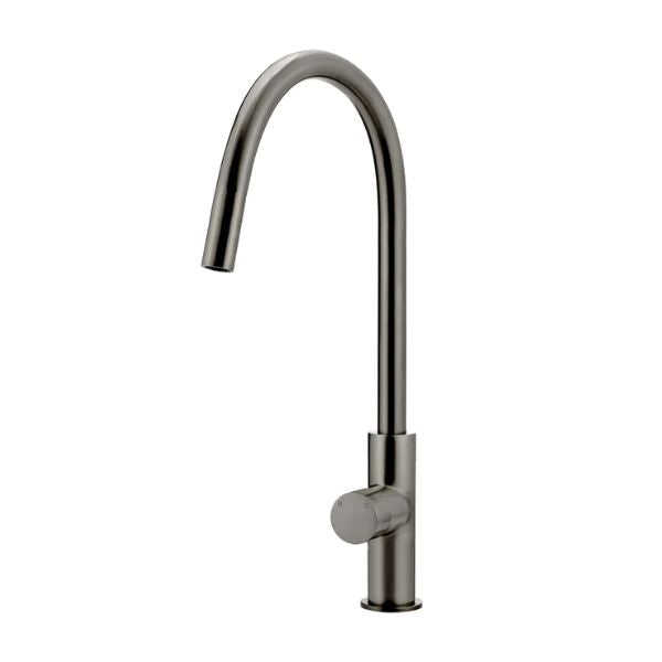 Meir Pinless Round Pull Out Kitchen Sink Mixer Tap Shadow