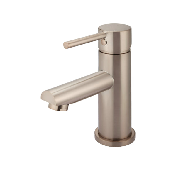 Meir Round Champagne Basin Mixer | The Blue Space