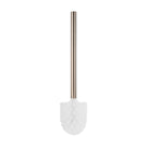 Meir Round Champagne Toilet Brush and Holder | The Blue Space