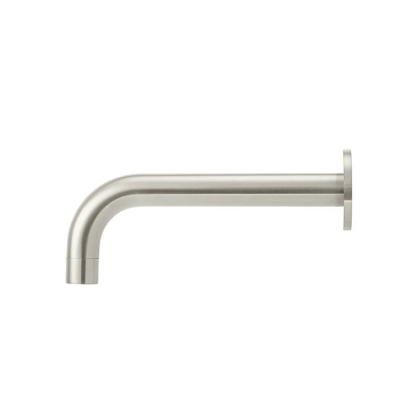 Meir Round Curved Spout 200mm Brushed Nickel