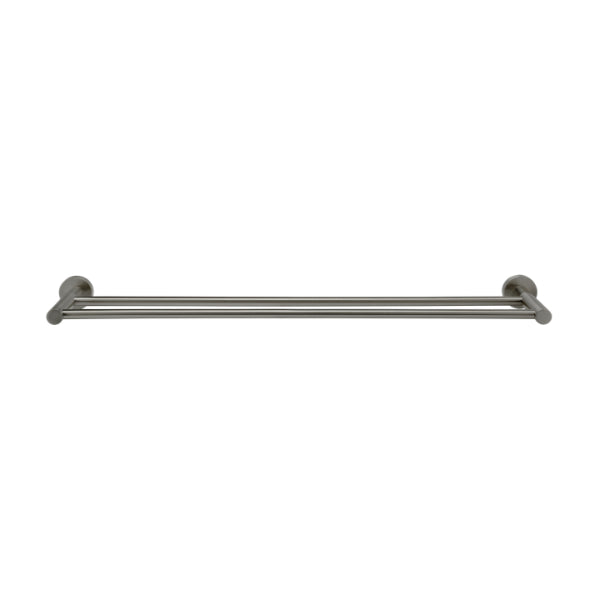 Meir Round Double Towel Rail 600mm Shadow - The Blue Space