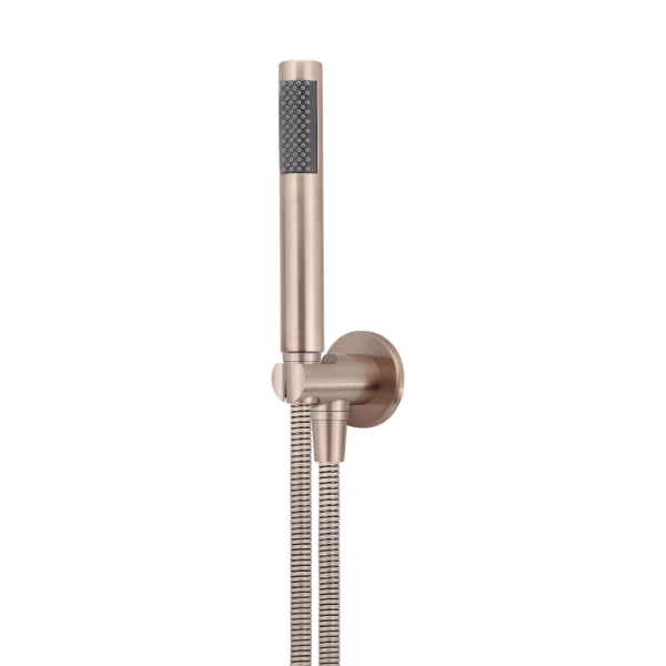 Meir Round Hand Shower on Bracket - Champagne