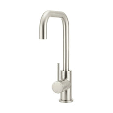 Meir Round Kitchen Mixer Tap Brushed Nickel - The Blue Space