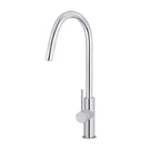 Meir Round Piccola Pull Out Kitchen Mixer - Chrome | The Blue Space