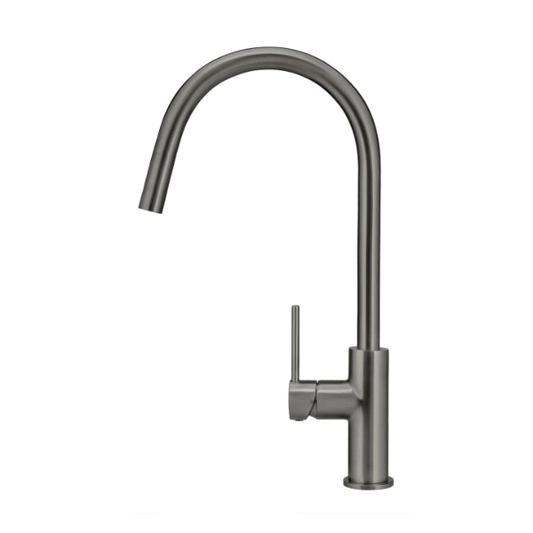 Meir Round Piccola Pull Out Kitchen Mixer Tap Shadow - The Blue Space
