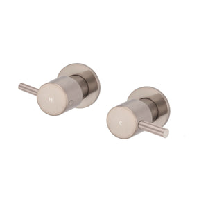 Meir Round Quarter Turn Wall Top Assemblies Champagne