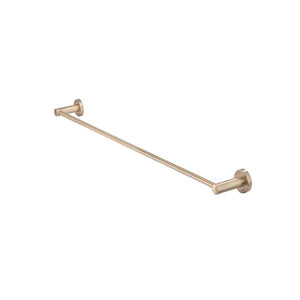 Meir Round Single Towel Rail Champagne 600mm