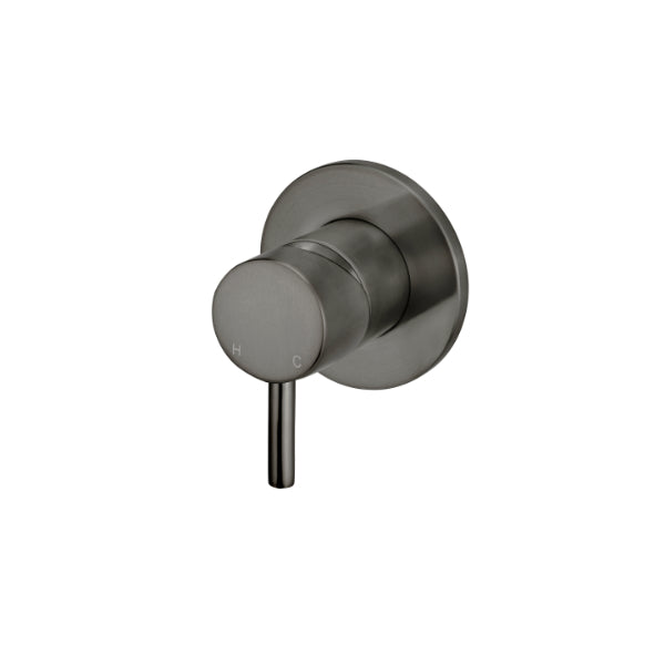 Meir Round Wall Mixer Short Pin Lever - Shadow