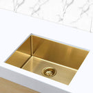 Meir Single Bowl PVD Kitchen Sink 450mm Brushed Bronze Gold - The Blue Space