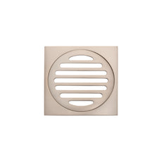 Meir Square Floor Grate Shower Drain 100mm Outlet - Champagne | The Blue Space