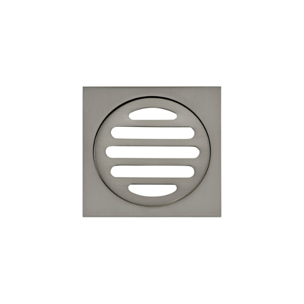 Meir Square Floor Grate Shower Drain 80mm Outlet - Shadow