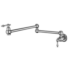 Modern National Bordeaux Cold Water Kitchen Pot Filler Chrome - Online at The Blue Space