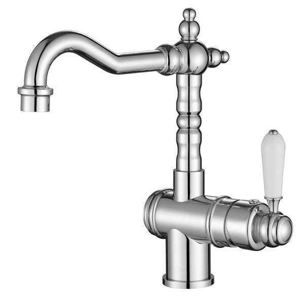 Modern National Bordeaux High Rise Basin Mixer Chrome - Online at The Blue Space