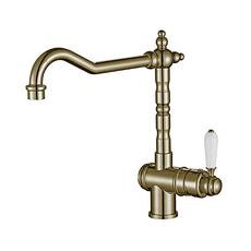 Modern National Bordeaux Kitchen Mixer Brushed Bronze - The Blue Space