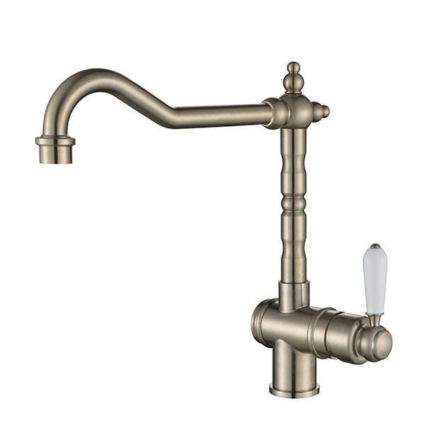 Modern National Bordeaux Kitchen Mixer Brushed Nickel - Online at The Blue Space