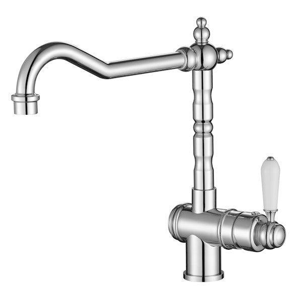 Modern National Bordeaux Kitchen Mixer Chrome