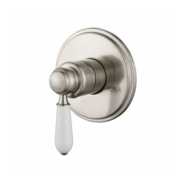 Modern National Bordeaux Shower Mixer Brushed Nickel - Online at The Blue Space