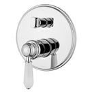 Modern National Bordeaux Shower Mixer with Diverter in Chrome - Online at The Blue Space