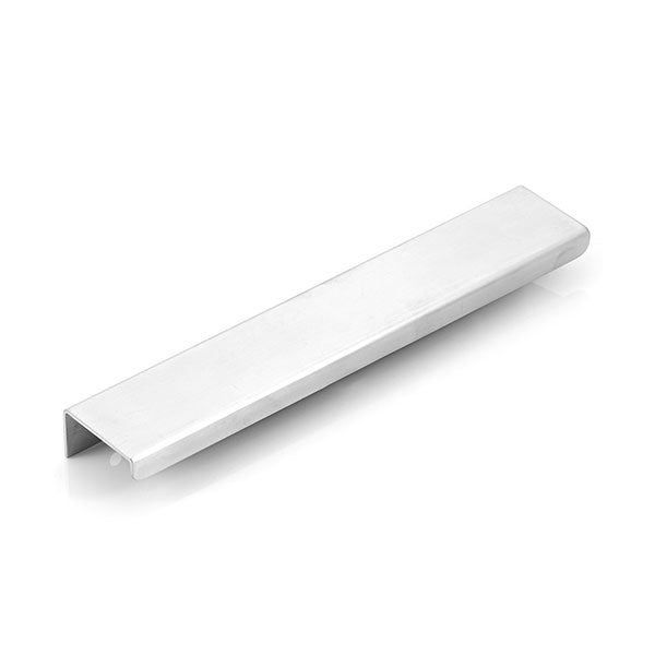 Momo Handles Ferrara Lip Pull 160mm Brushed Stainless Steel - The Blue Space