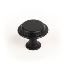 Momo Handles Land Knob 40mm Matt Black - The Blue Space